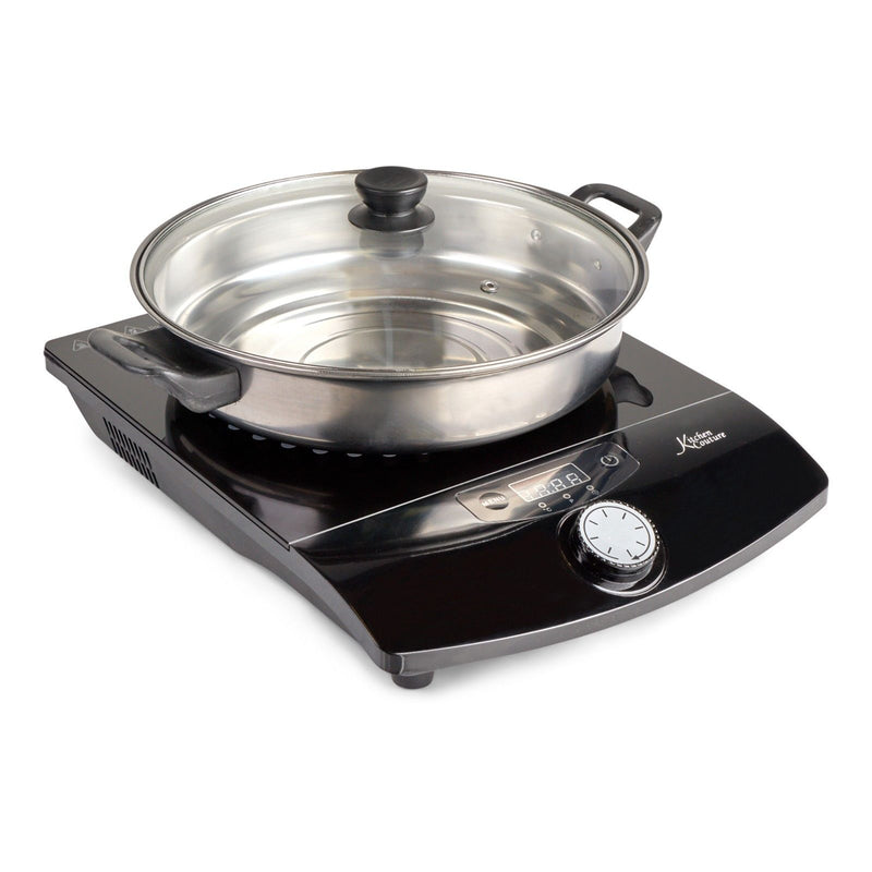 Induction Cooktop Cooker Electric Stovetop Portable Burner Cooking - Black