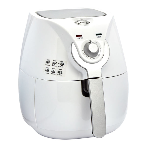 Kitchen Couture 3.4L Air Fryers Cooker Healthy Fat White