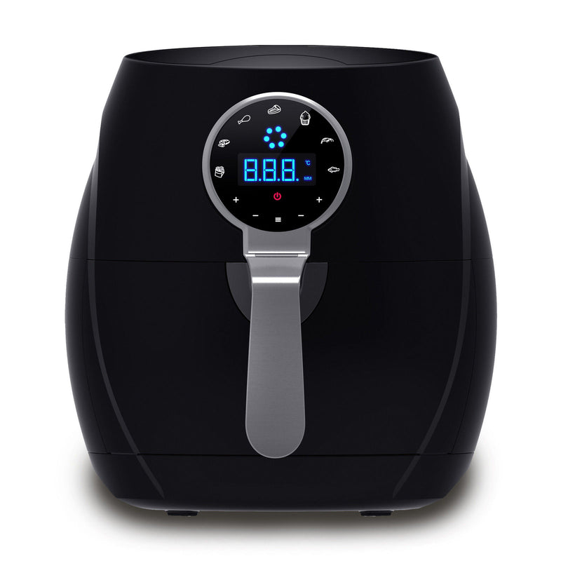 Kitchen Couture Black 5L Digital Air Fryer Low Fat Fast Cooking LCD Touch Screen