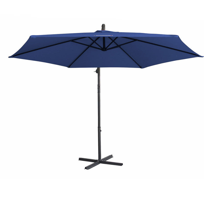 Milano 3M Outdoor Umbrella Cantilever With Protective Cover Patio Garden Shade