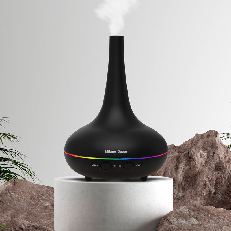 Landing Page - Essential Oil Diffuser Ultrasonic Humidifier Aromatherapy LED Light 200ML 3 Oils