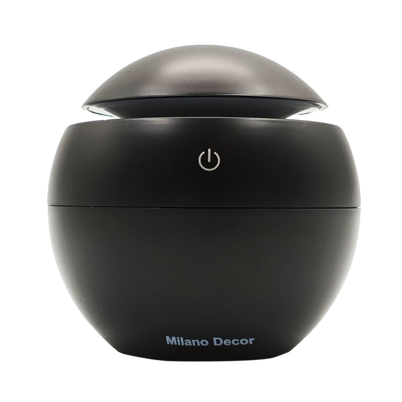 Milano Ultrasonic USB Diffuser with 10 Aroma Oils Humidifier LED Light 130ml