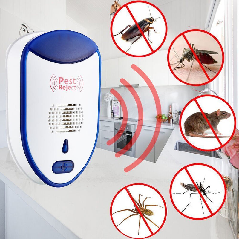 Ultrasonic Plug In 24/7 Protection Pest Repeller Bug Fly Mosquito Control Device