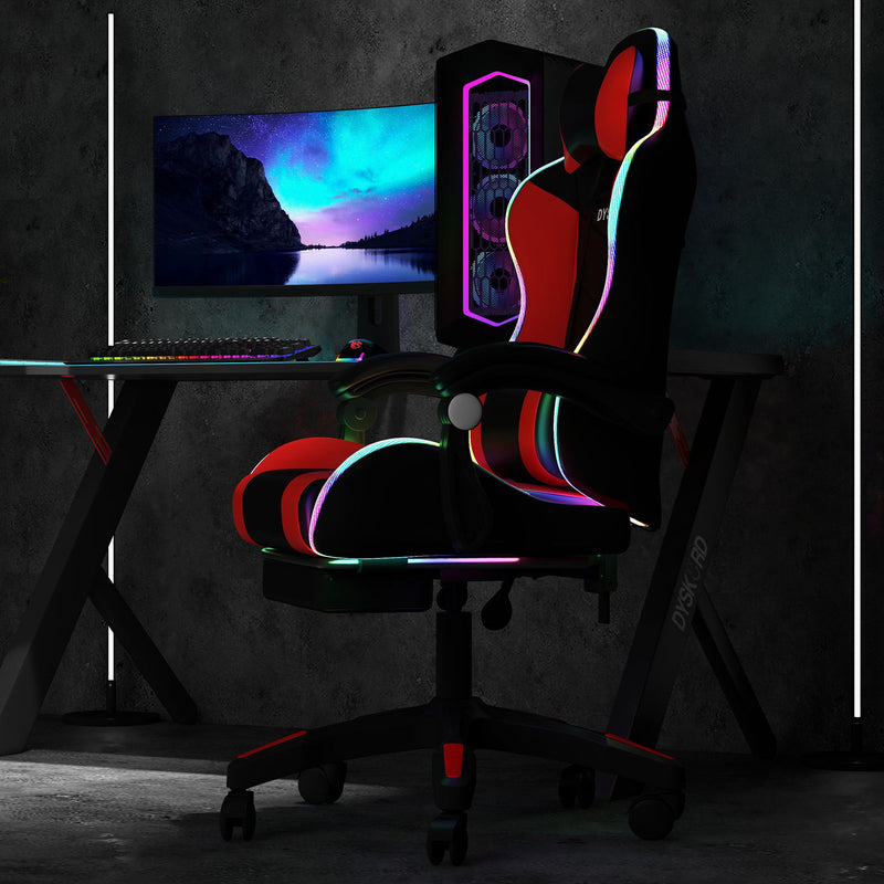 Dyskord Gaming Chair And Dyskord Desk Gaming Package Set