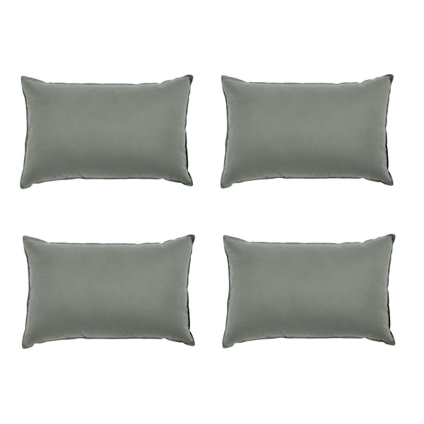 4 x Royal Comfort Charcoal Bamboo Pillows Hotel Quality Luxury