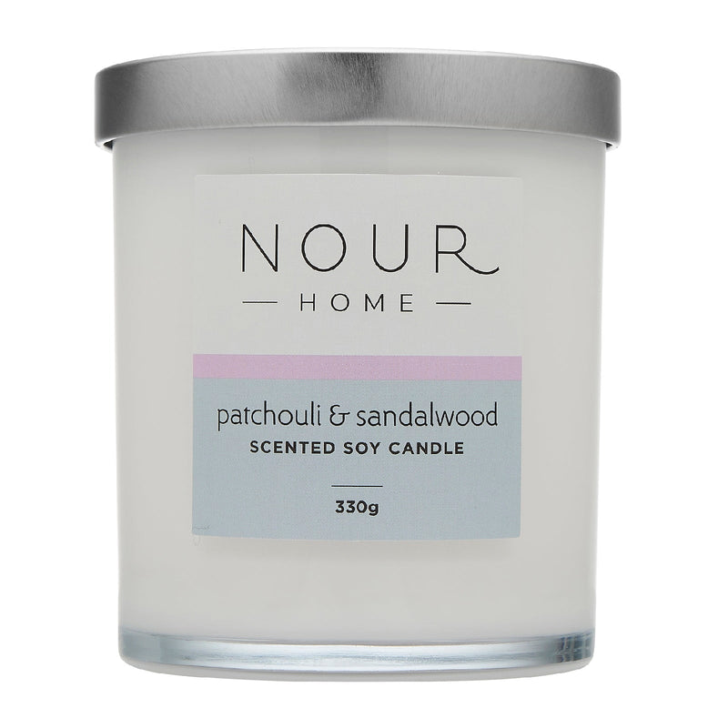 Nour Home Candle - Patchouli And Sandalwood