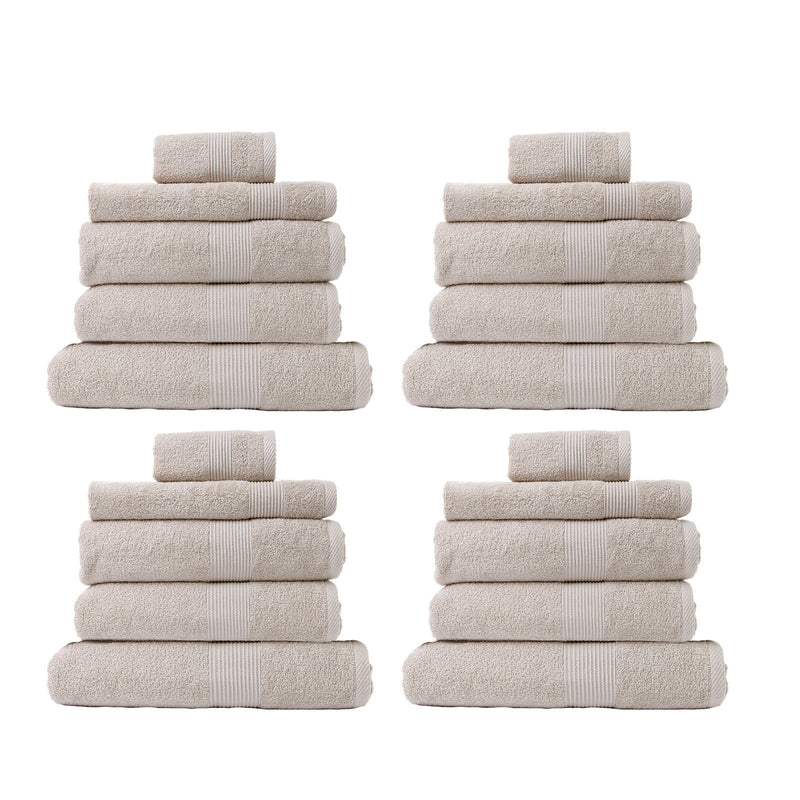 Royal Comfort Cotton Bamboo Towel Bundle Set 450GSM Luxurious Absorbent