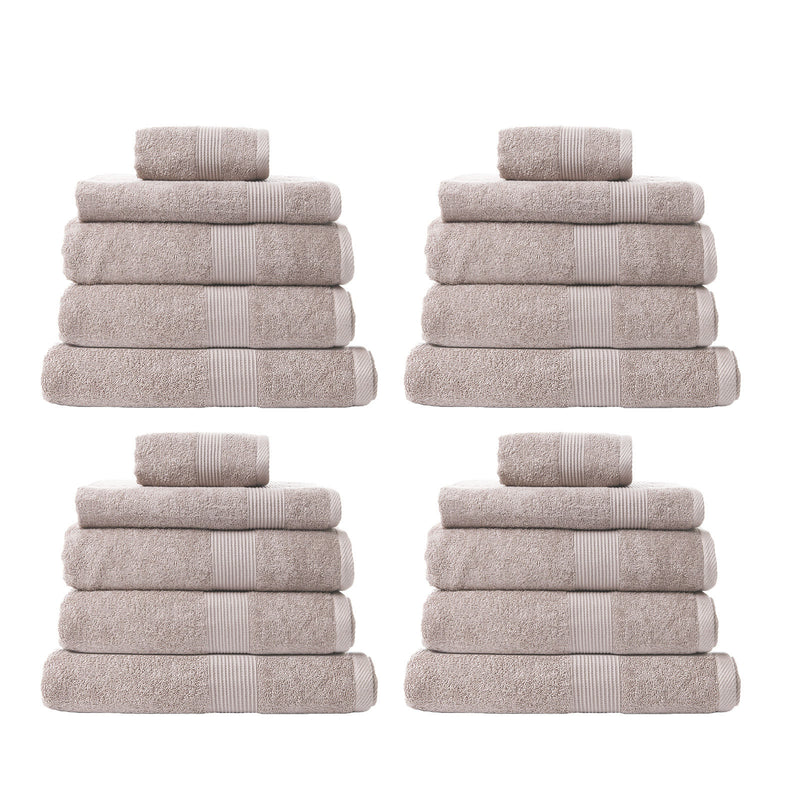 Royal Comfort 20 Piece Cotton Bamboo Towel Bundle Set 450GSM Luxurious Absorbent