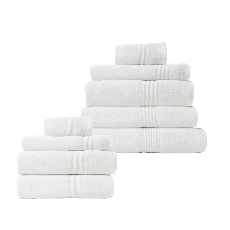 Royal Comfort Cotton Bamboo Towel Bundle Set 450GSM Luxurious Absorbent