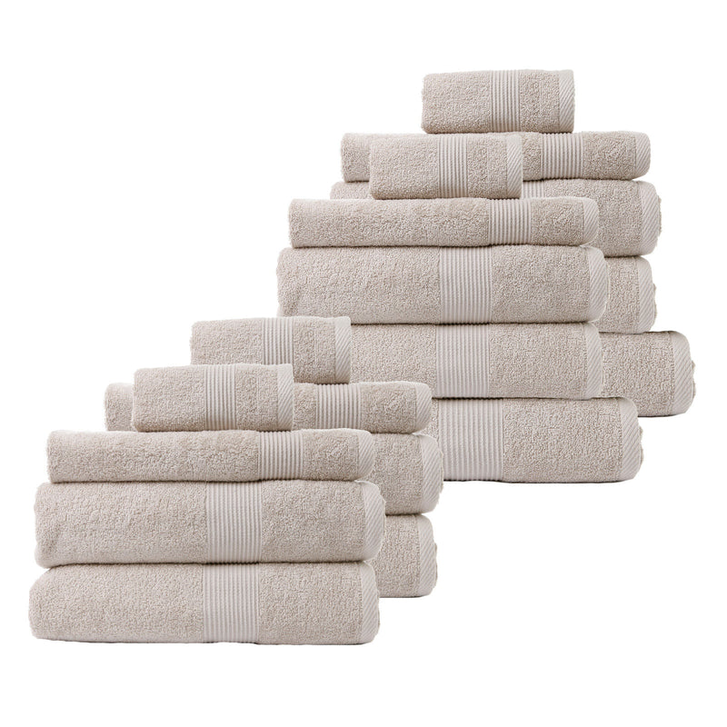 Royal Comfort Cotton Bamboo Towel Bundle Set 450GSM Luxurious Absorbent