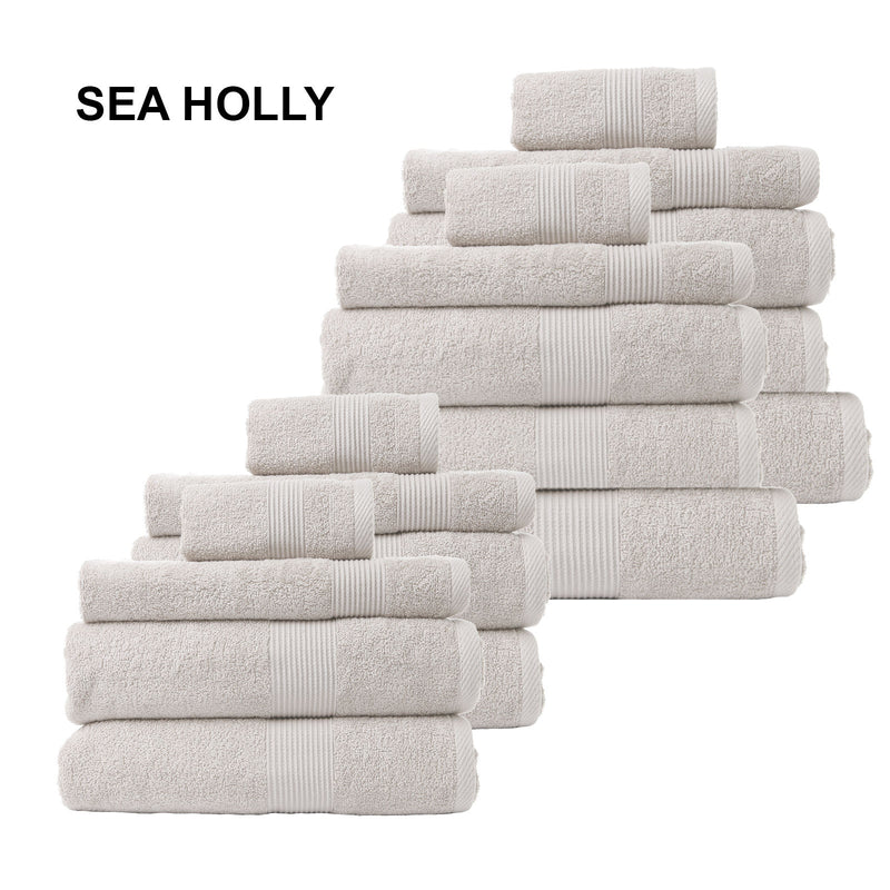 Royal Comfort Cotton Bamboo Towel Bundle Set 450GSM Luxurious Absorbent