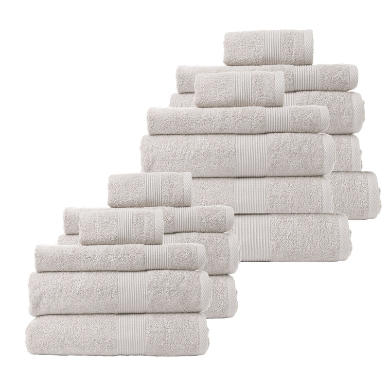 Royal Comfort Cotton Bamboo Towel Bundle Set 450GSM Luxurious Absorbent