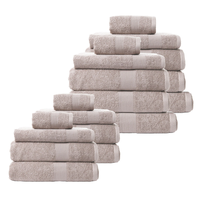 Royal Comfort Cotton Bamboo Towel Bundle Set 450GSM Luxurious Absorbent