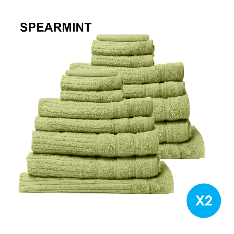 Royal Comfort Cotton Eden Towel Set 600GSM Luxurious Absorbent