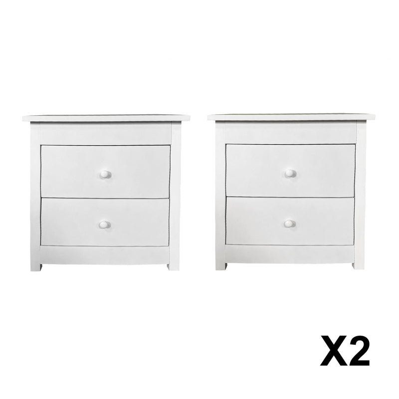 Milano Decor Bedside Table Byron Bay Storage Cabinet Bedroom