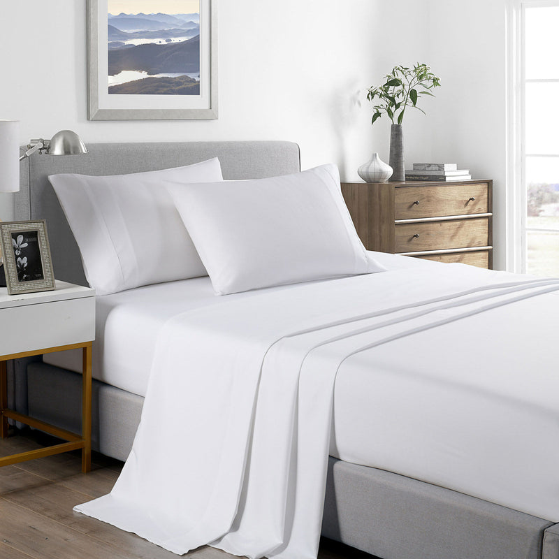 Complete Bedroom Bedding Manchester Set - Queen - White